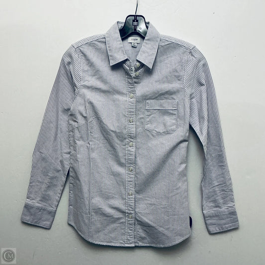 Top Long Sleeve By J. Crew In Purple, Size: Xs