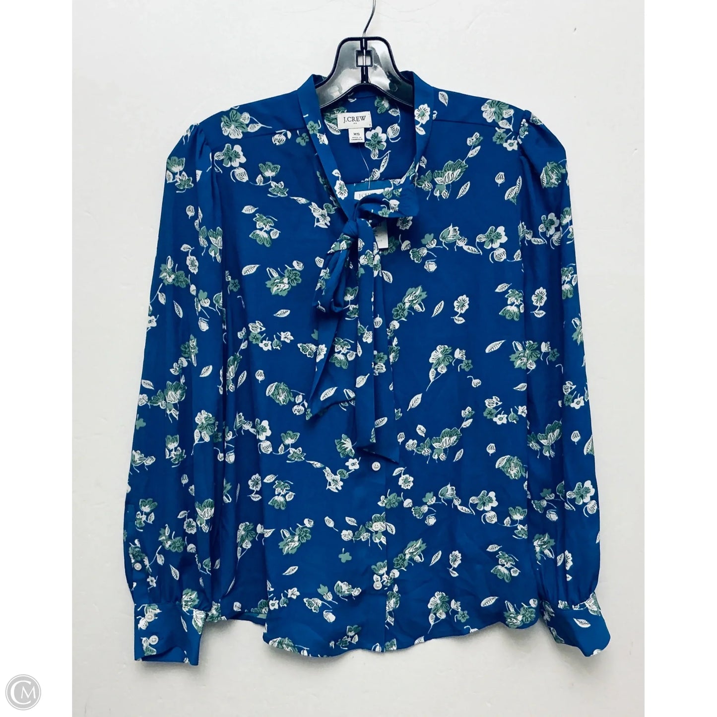 Top Long Sleeve By J. Crew In Blue, Size: Xs