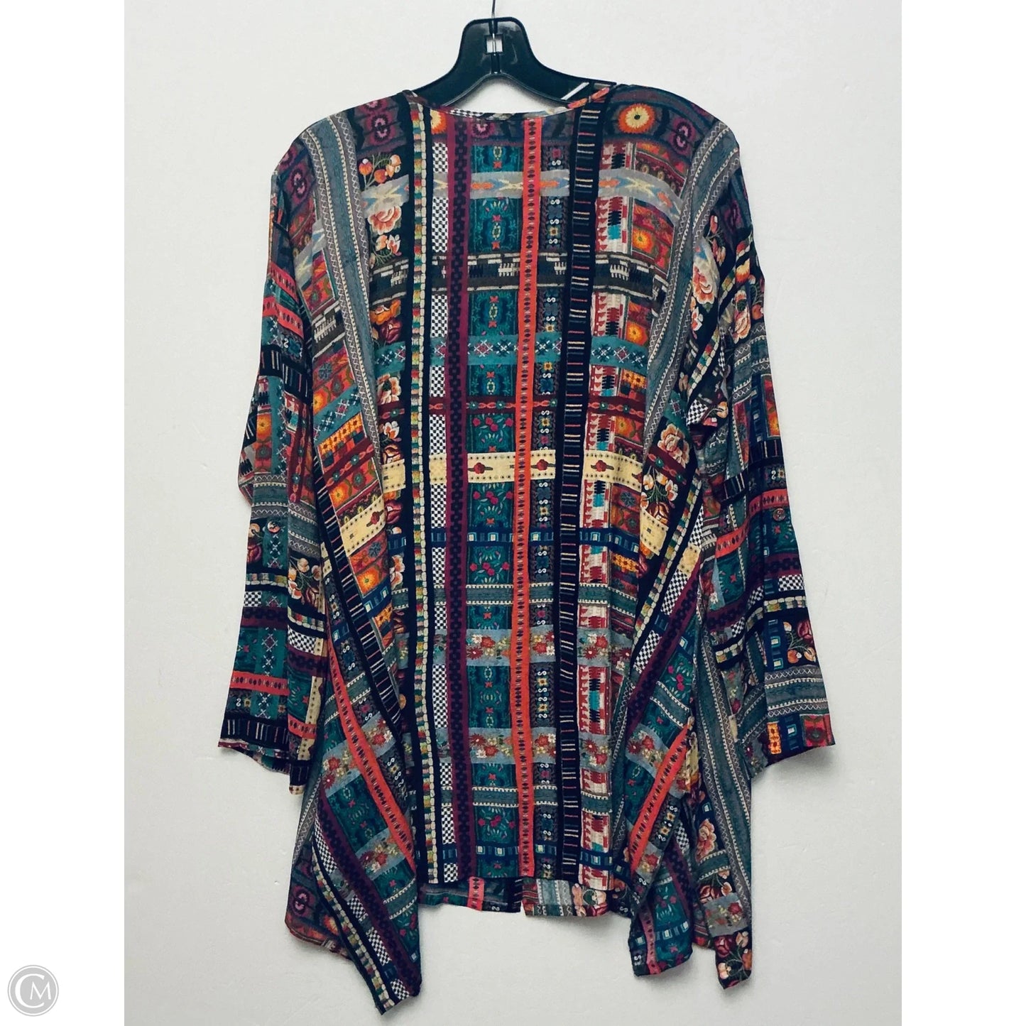 Top Long Sleeve By Johnny Was In Multi-colored, Size: S