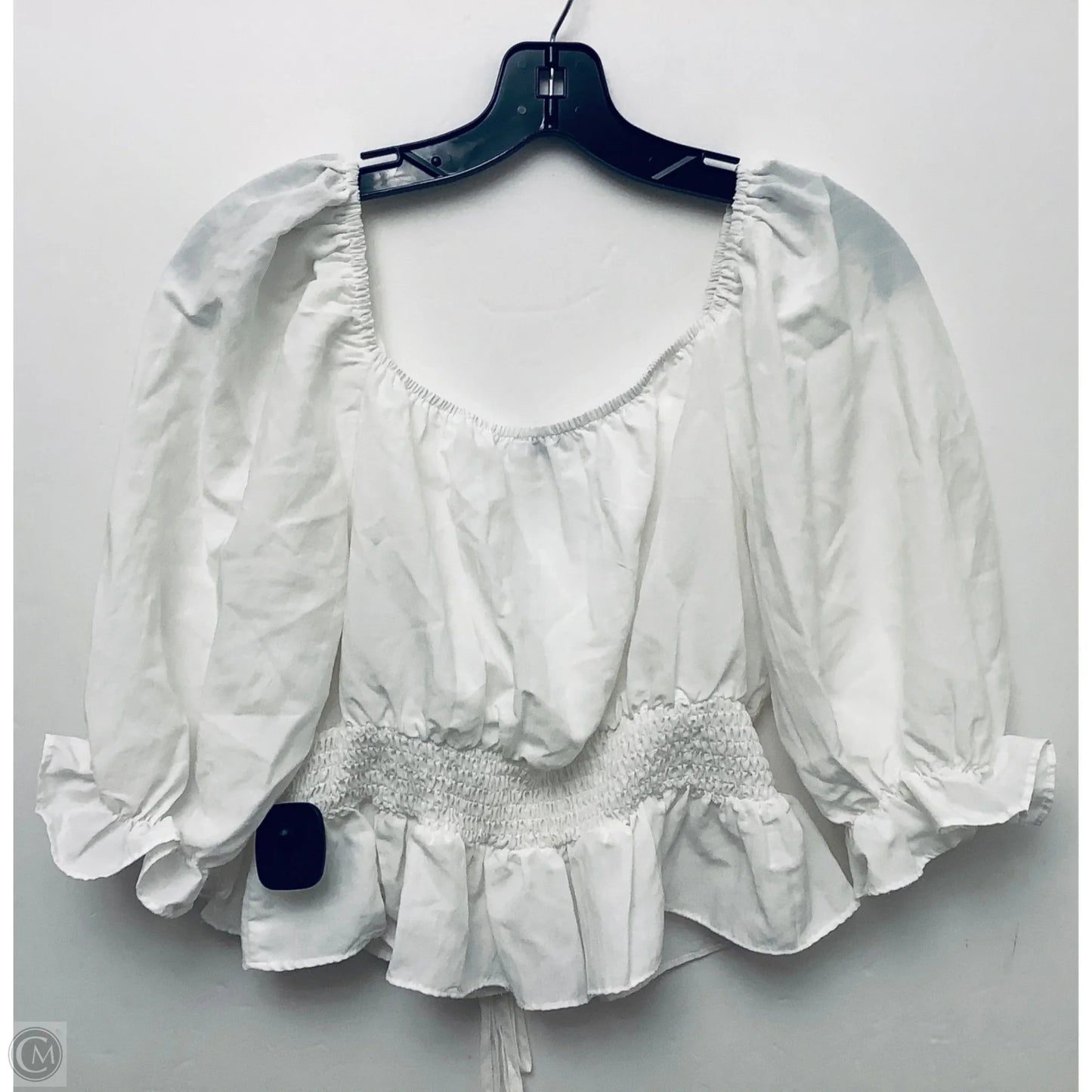 Top Short Sleeve By Fashion Nova In White, Size: 2x