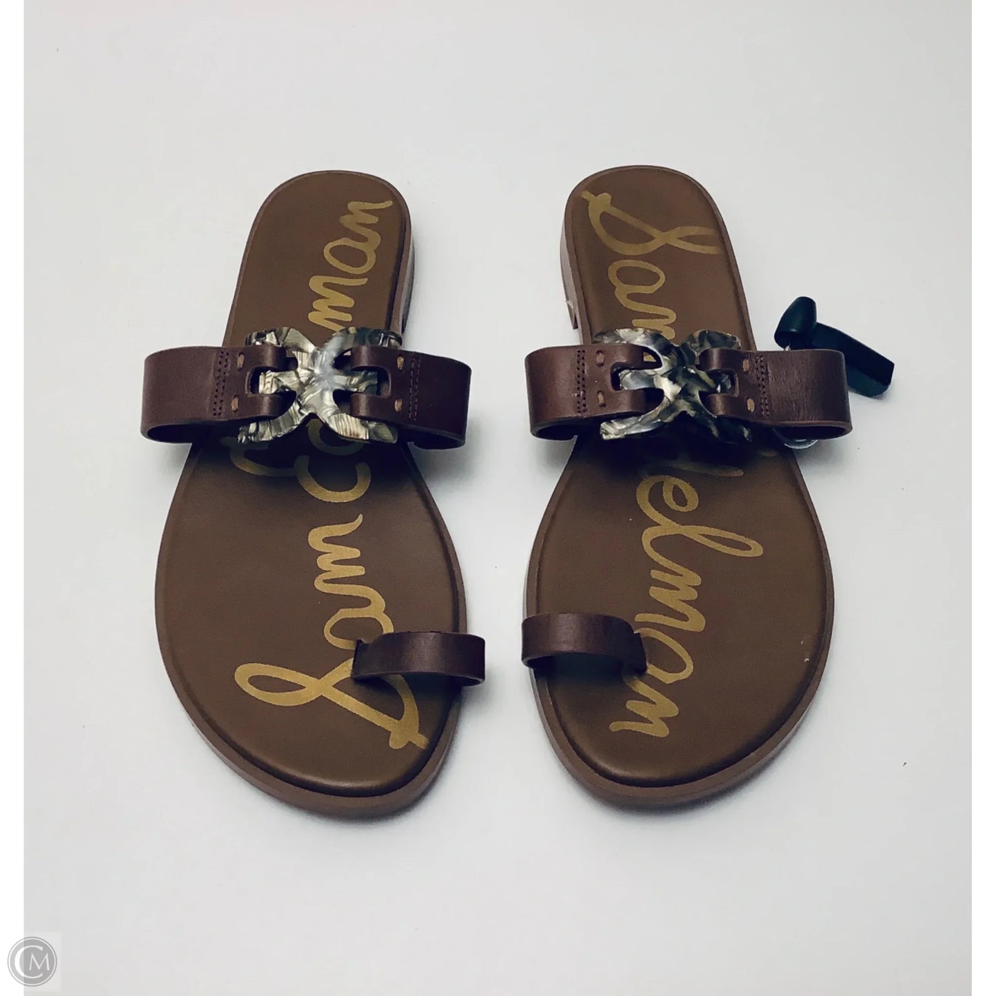 Sandals Flats By Sam Edelman In Brown, Size: 7.5
