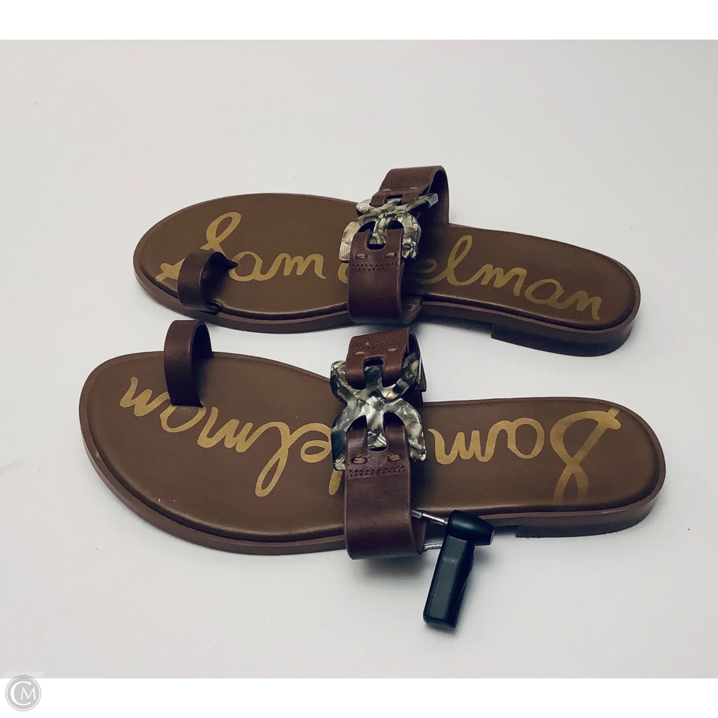 Sandals Flats By Sam Edelman In Brown, Size: 7.5