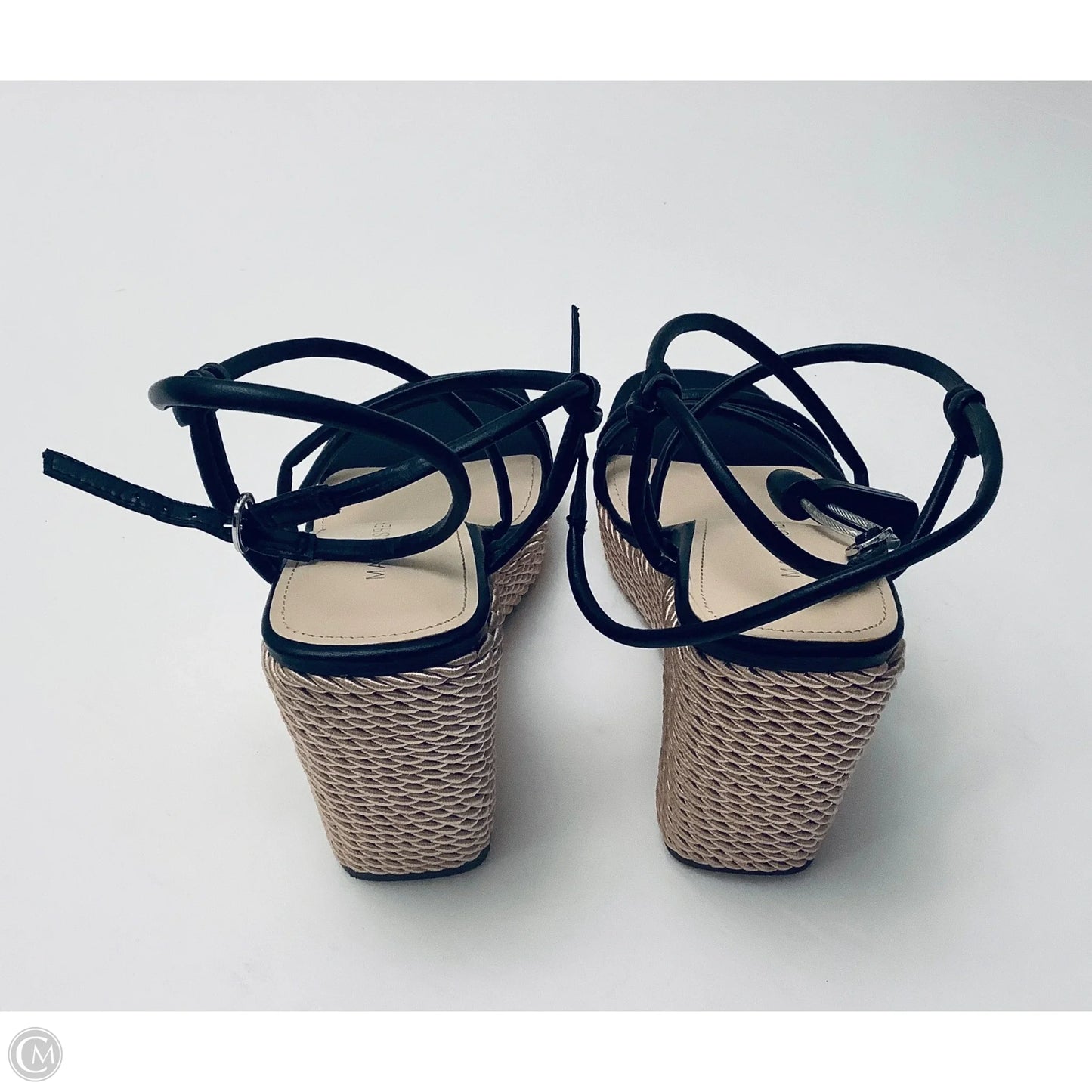 Sandals Heels Platform By Marc Fisher In Black, Size: 7.5