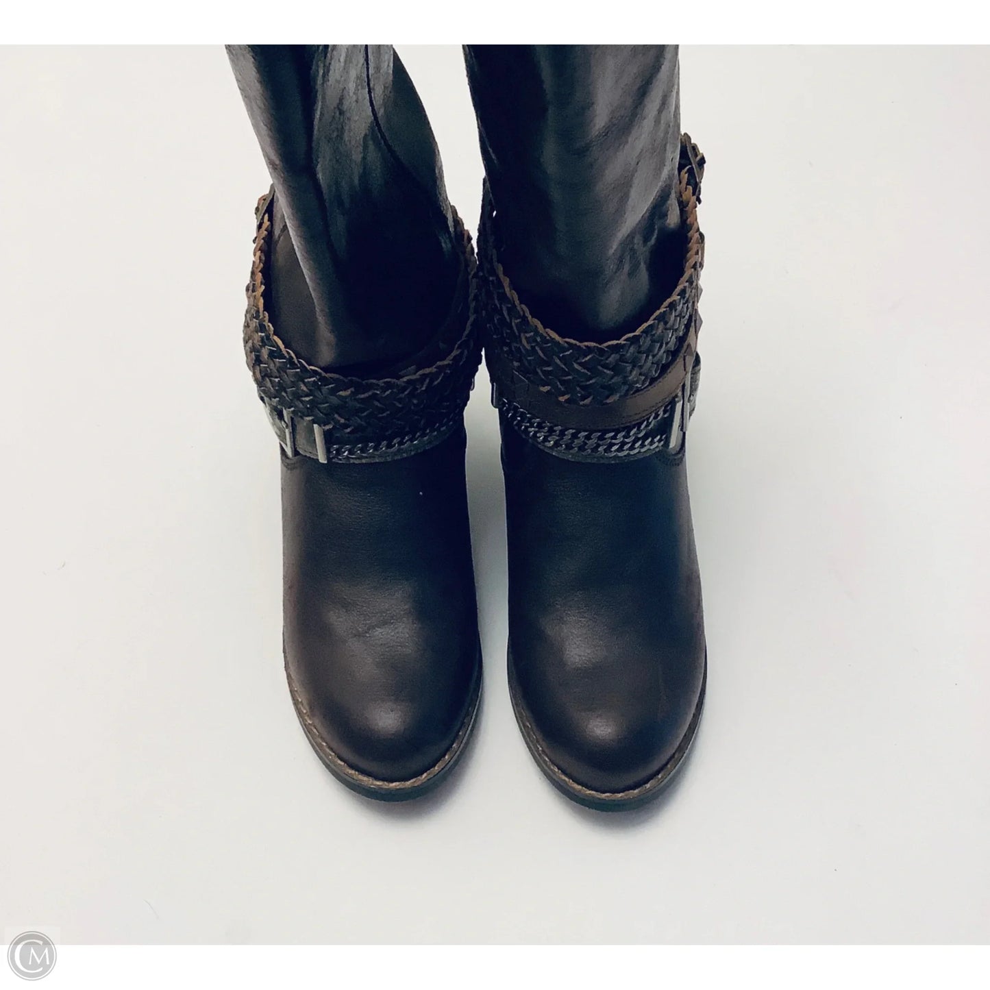 Boots Mid-calf Heels By Durango In Brown, Size: 6.5