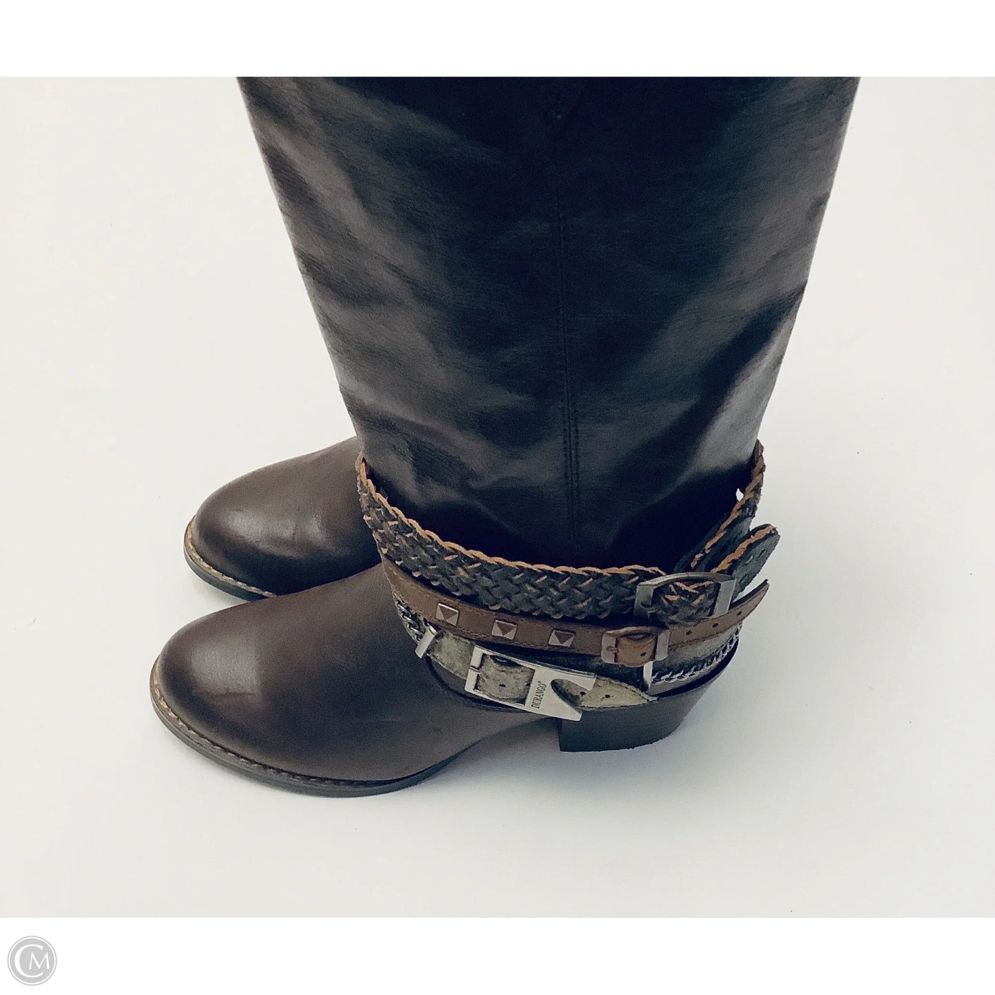 Boots Mid-calf Heels By Durango In Brown, Size: 6.5