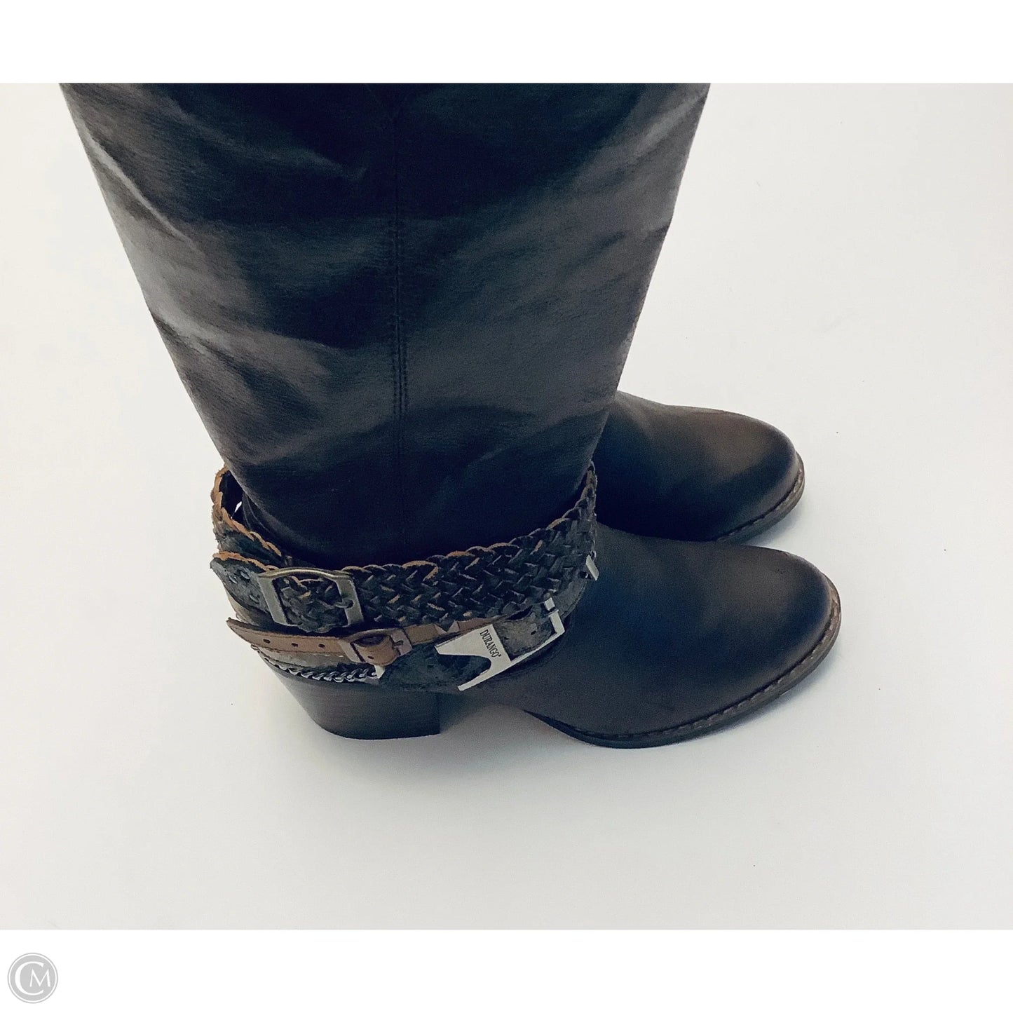 Boots Mid-calf Heels By Durango In Brown, Size: 6.5