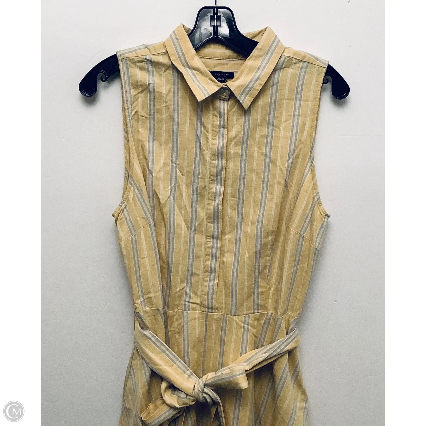 Dress Casual Short By Ann Taylor In Yellow, Size: 10