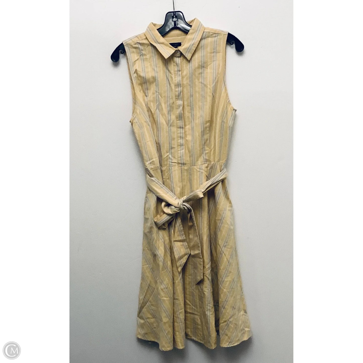 Dress Casual Short By Ann Taylor In Yellow, Size: 10