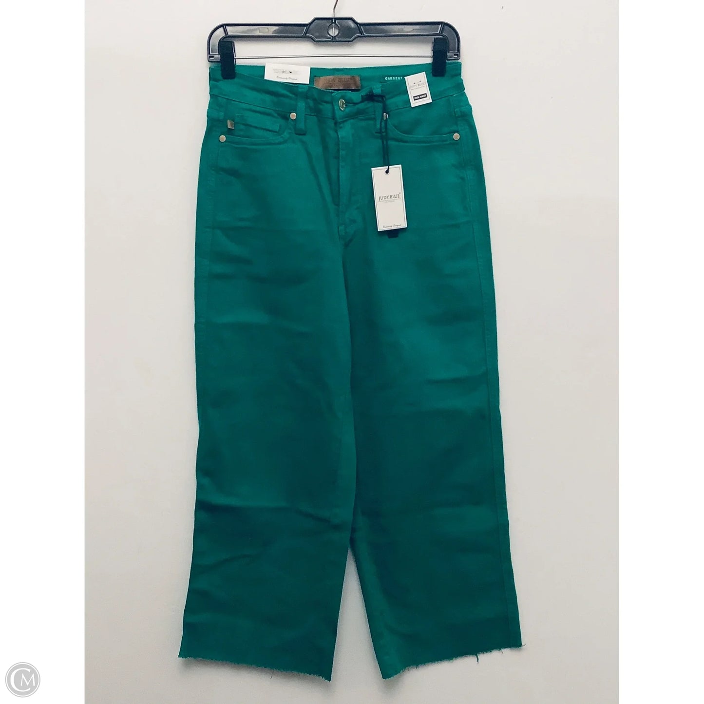 Jeans Wide Leg By Judy Blue In Green, Size: 8