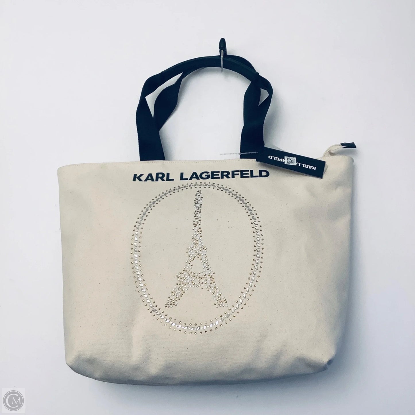 Tote Designer By Karl Lagerfeld, Size: Large