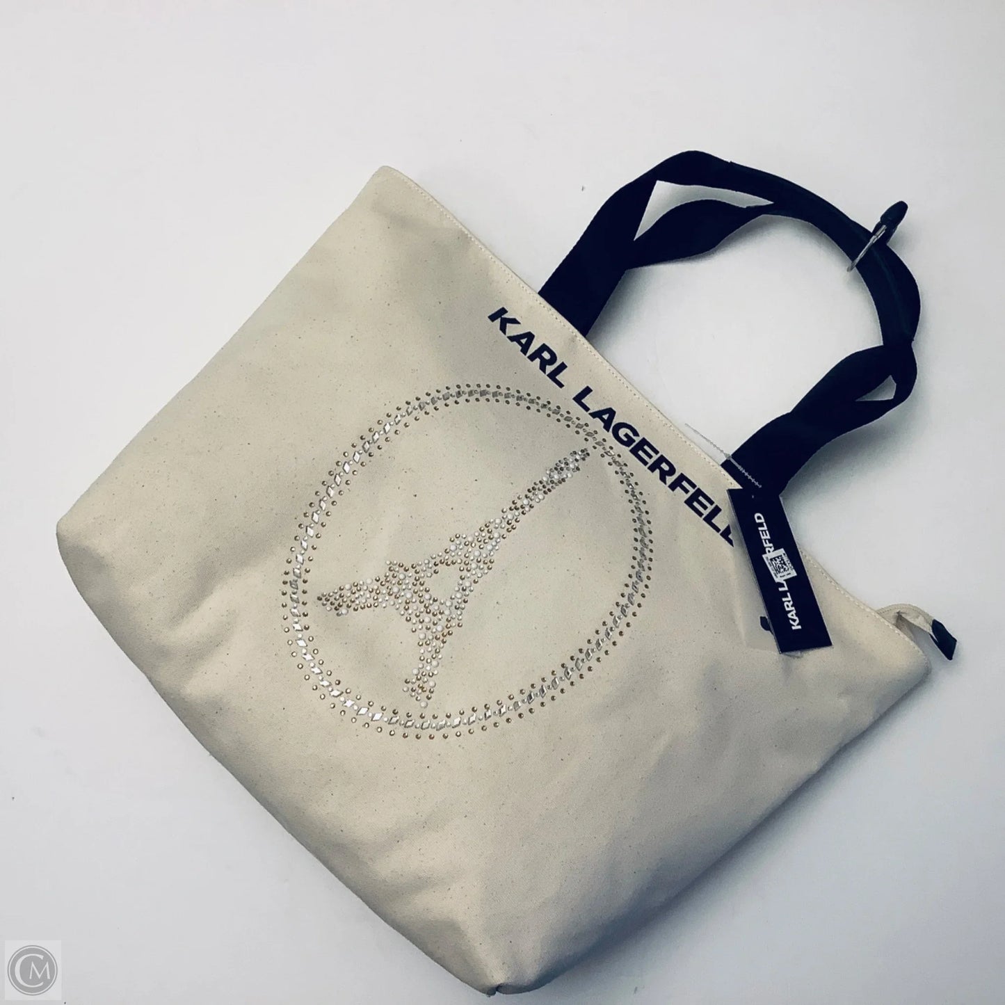 Tote Designer By Karl Lagerfeld, Size: Large