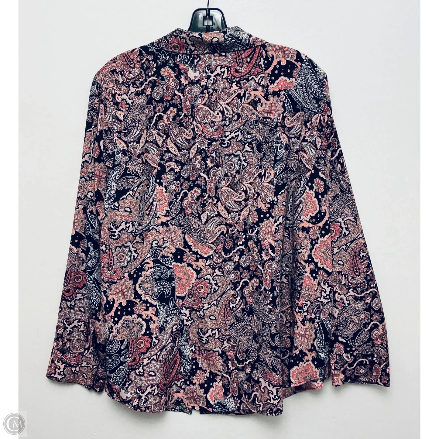 Top Long Sleeve By Michael By Michael Kors In Multi-colored, Size: 1x