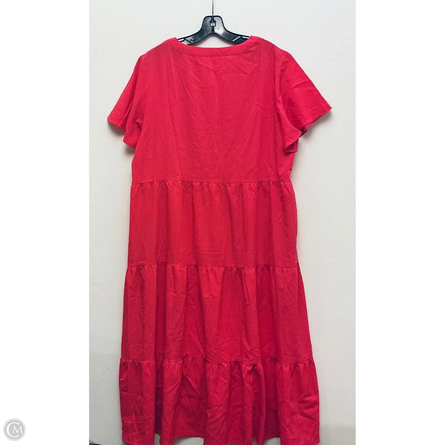 Dress Casual Midi By Kirundo In Pink, Size: Xxl