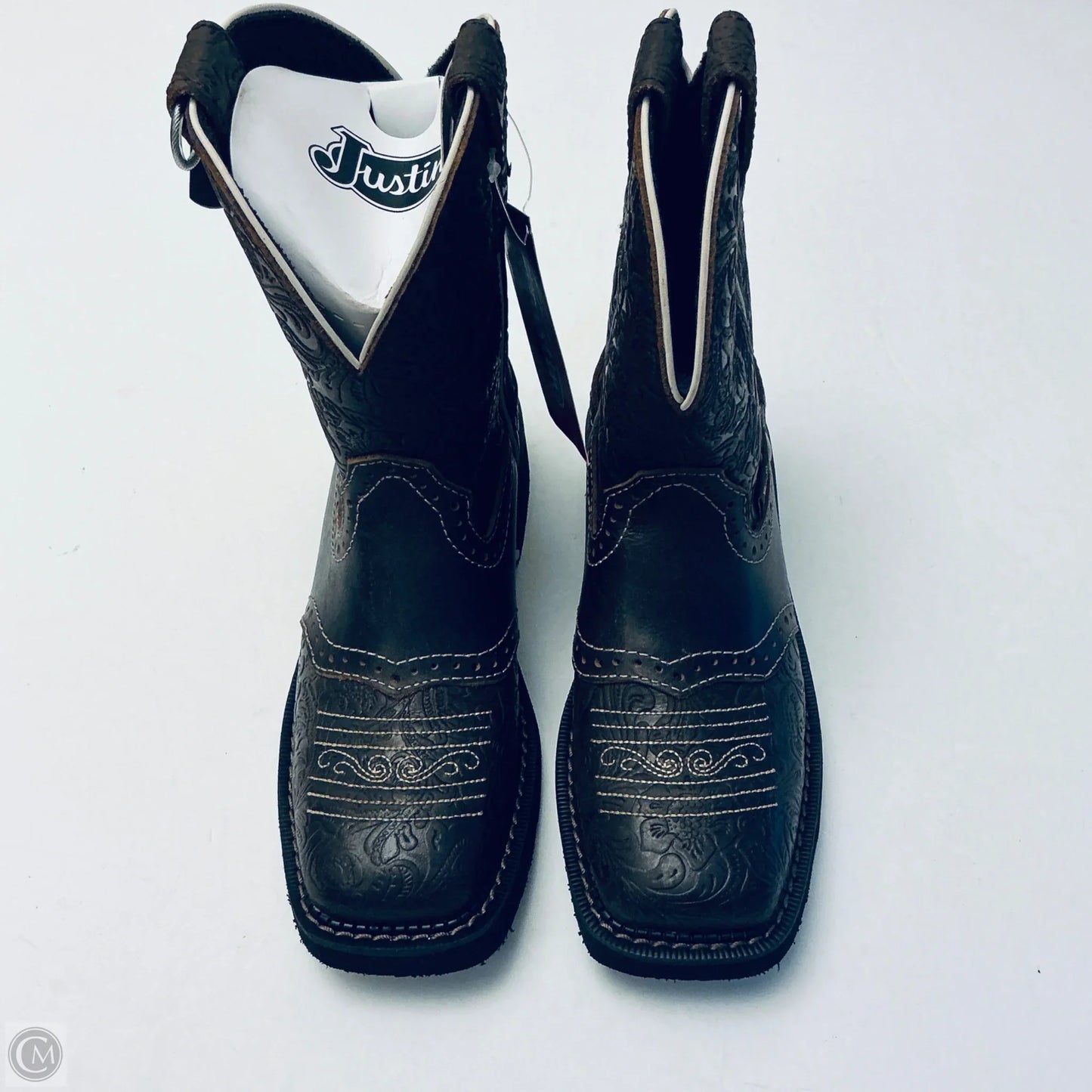 Boots Western By Justin In Brown, Size: 6