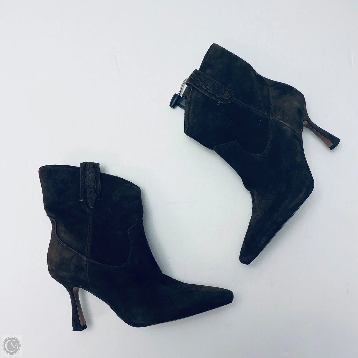 Boots Ankle Heels By Sam Edelman In Brown, Size: 6