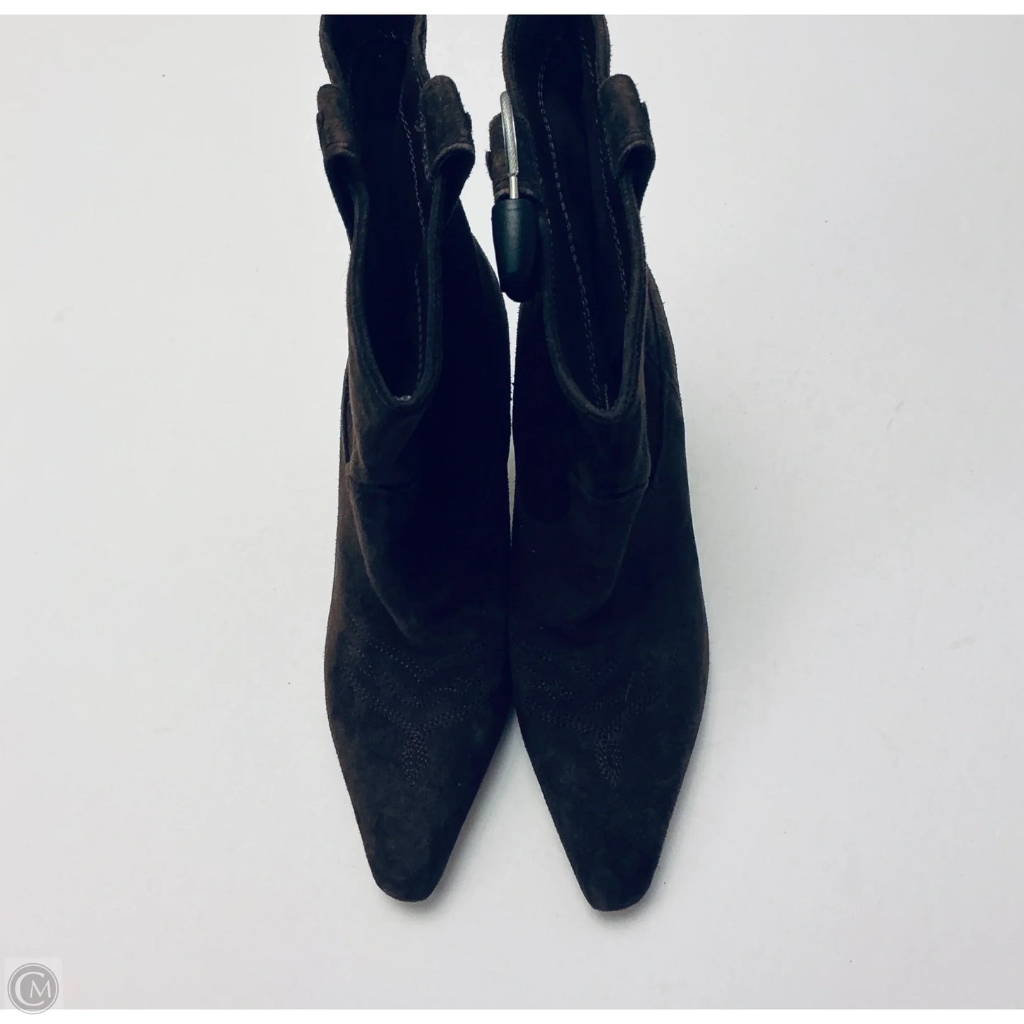 Boots Ankle Heels By Sam Edelman In Brown, Size: 6