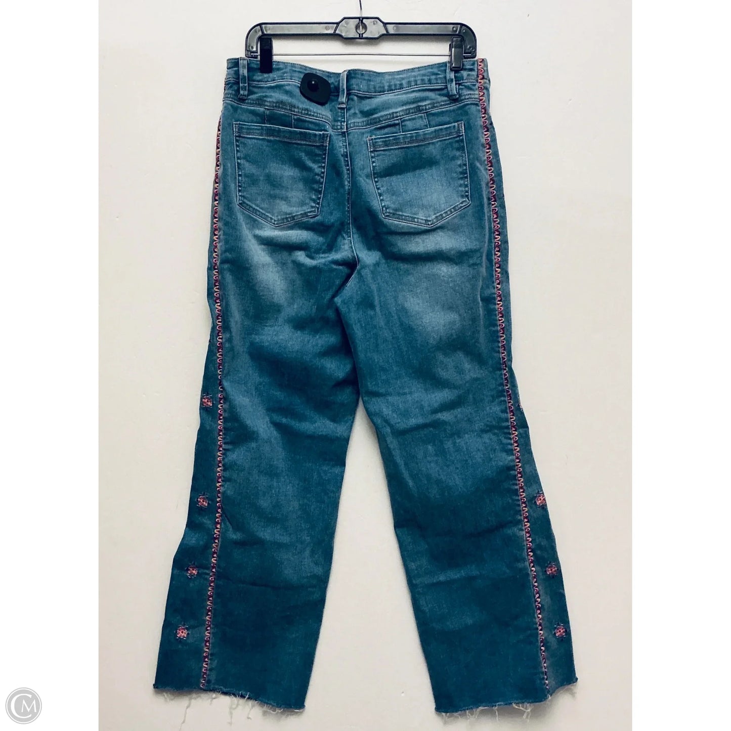 Jeans Flared By Tribal In Blue Denim, Size: 10