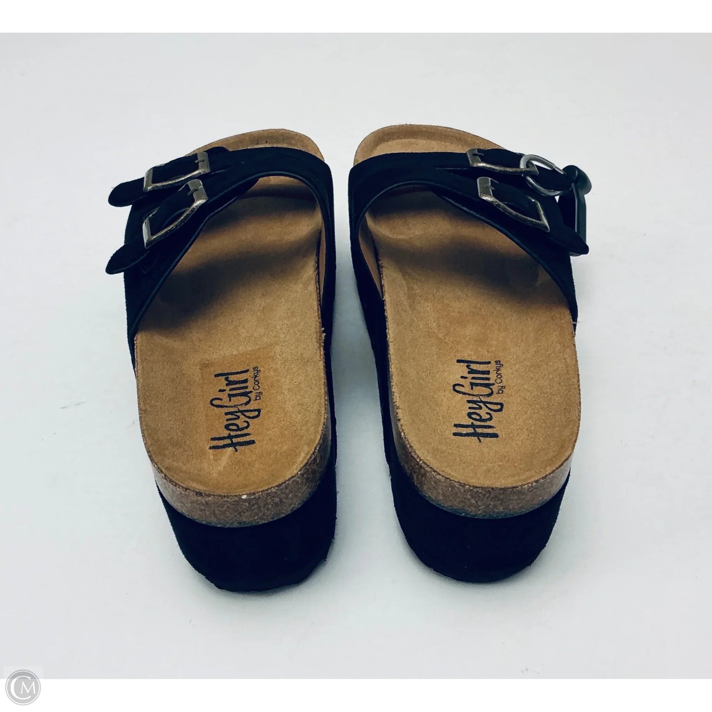 Sandals Heels Platform By Corkys In Black, Size: 6