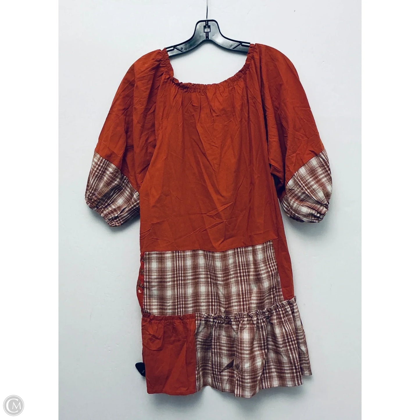 Dress Casual Short By Easel In Orange, Size: M