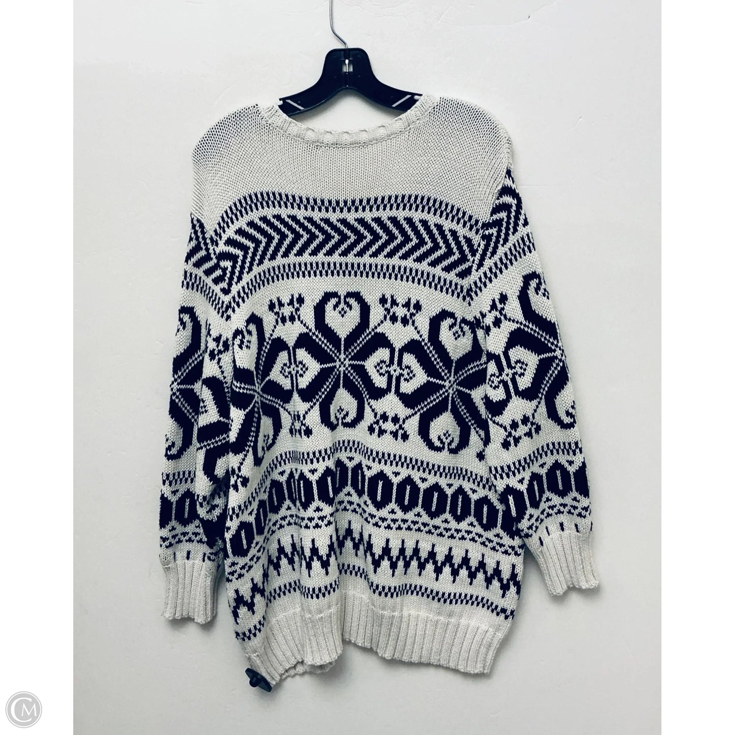 Sweater By Ralph Lauren In White, Size: 2x