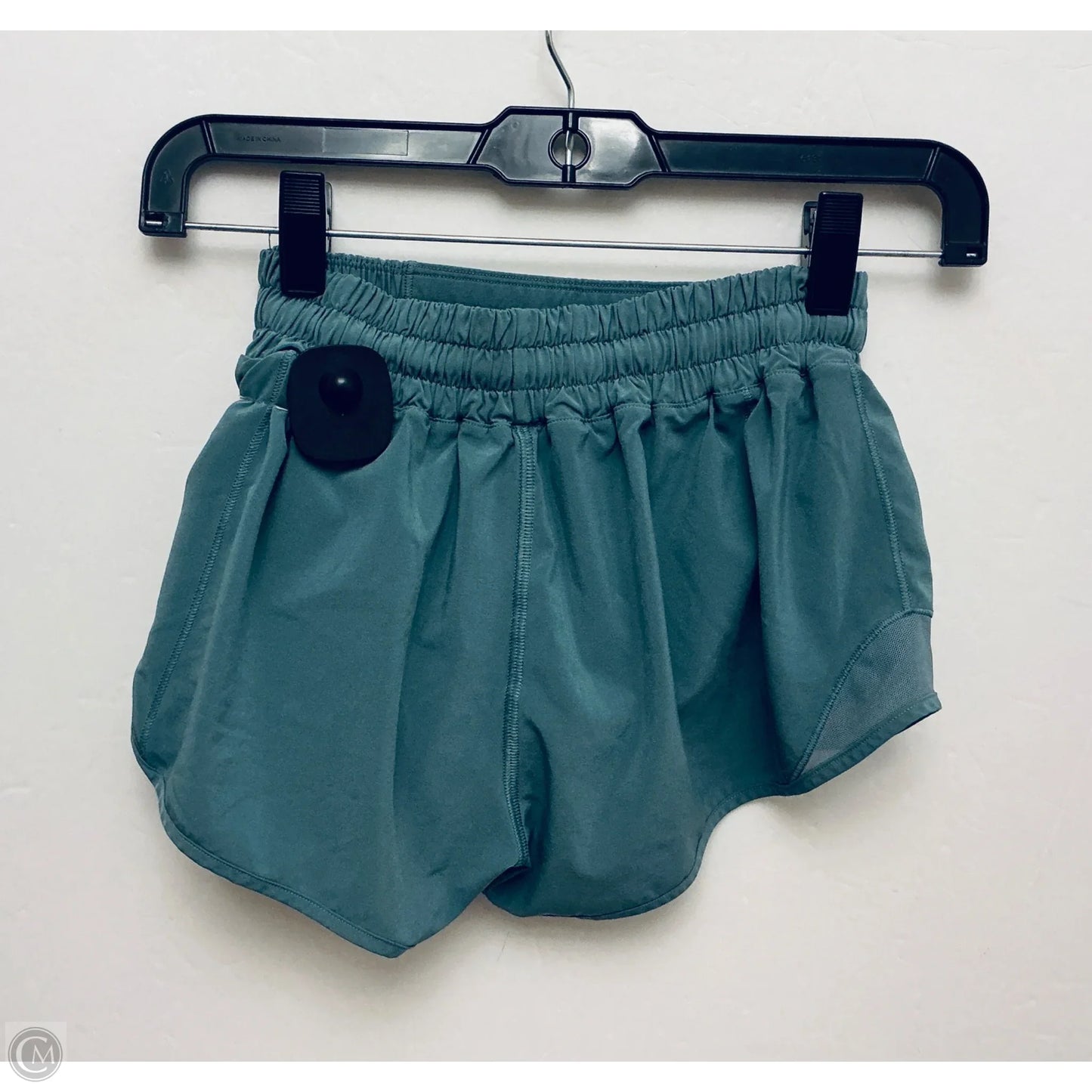 Athletic Shorts By Lululemon In Green, Size: 2