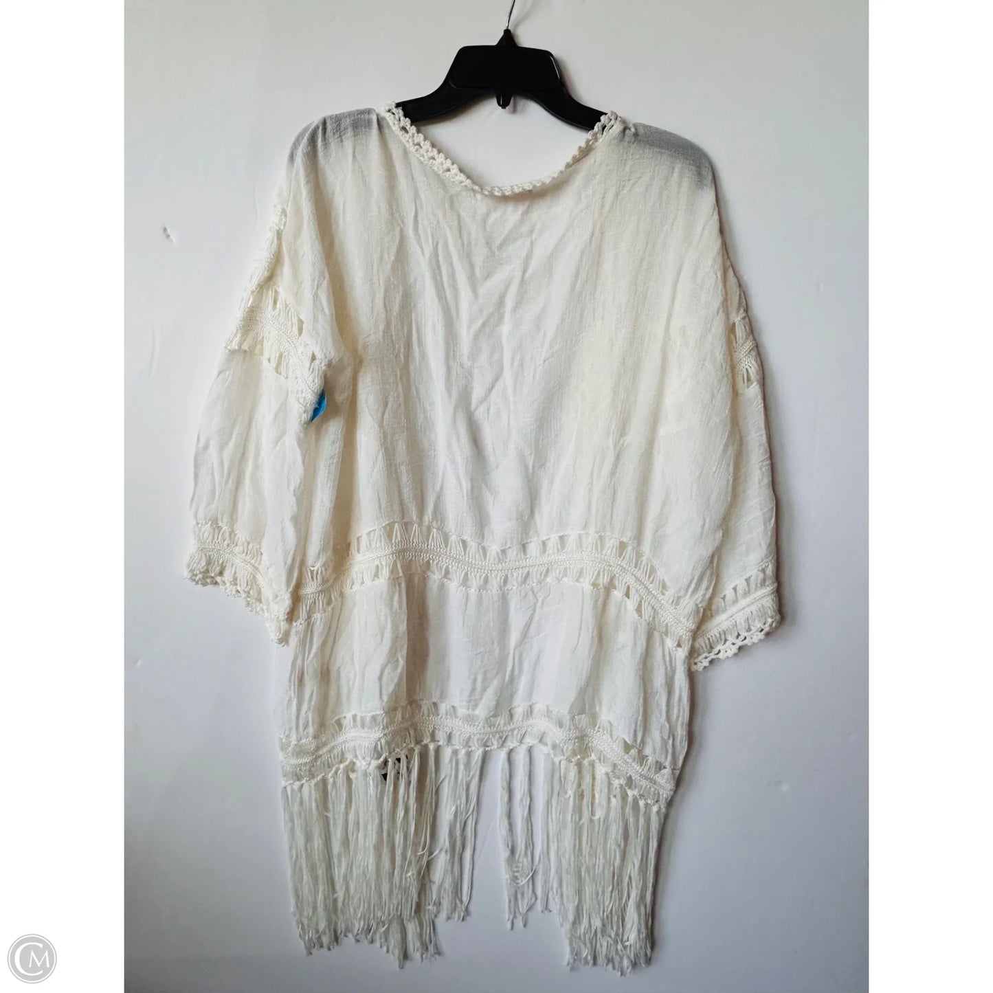 Cardigan By Do Everything In Love In Cream, Size: S