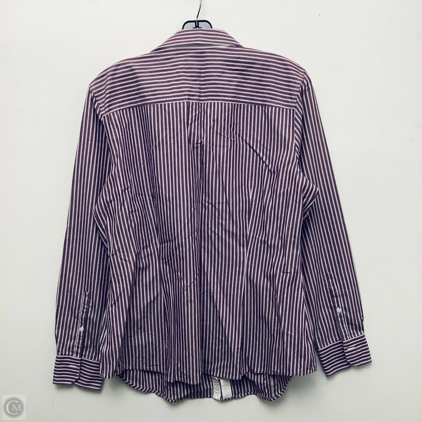 Top Long Sleeve By Brooks Brothers In Striped Pattern, Size: L