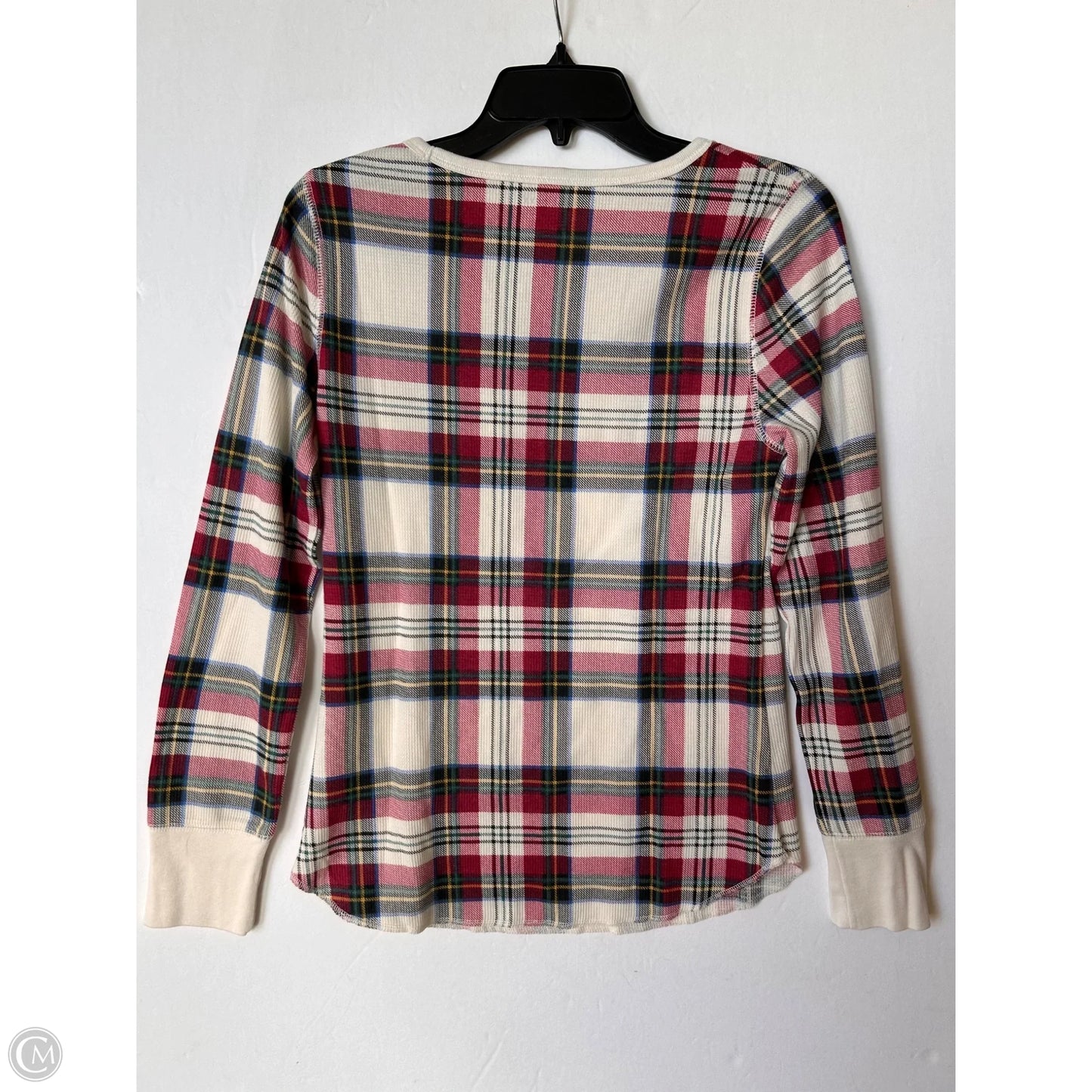 Pajamas 2pc By Old Navy In Plaid Pattern, Size: M