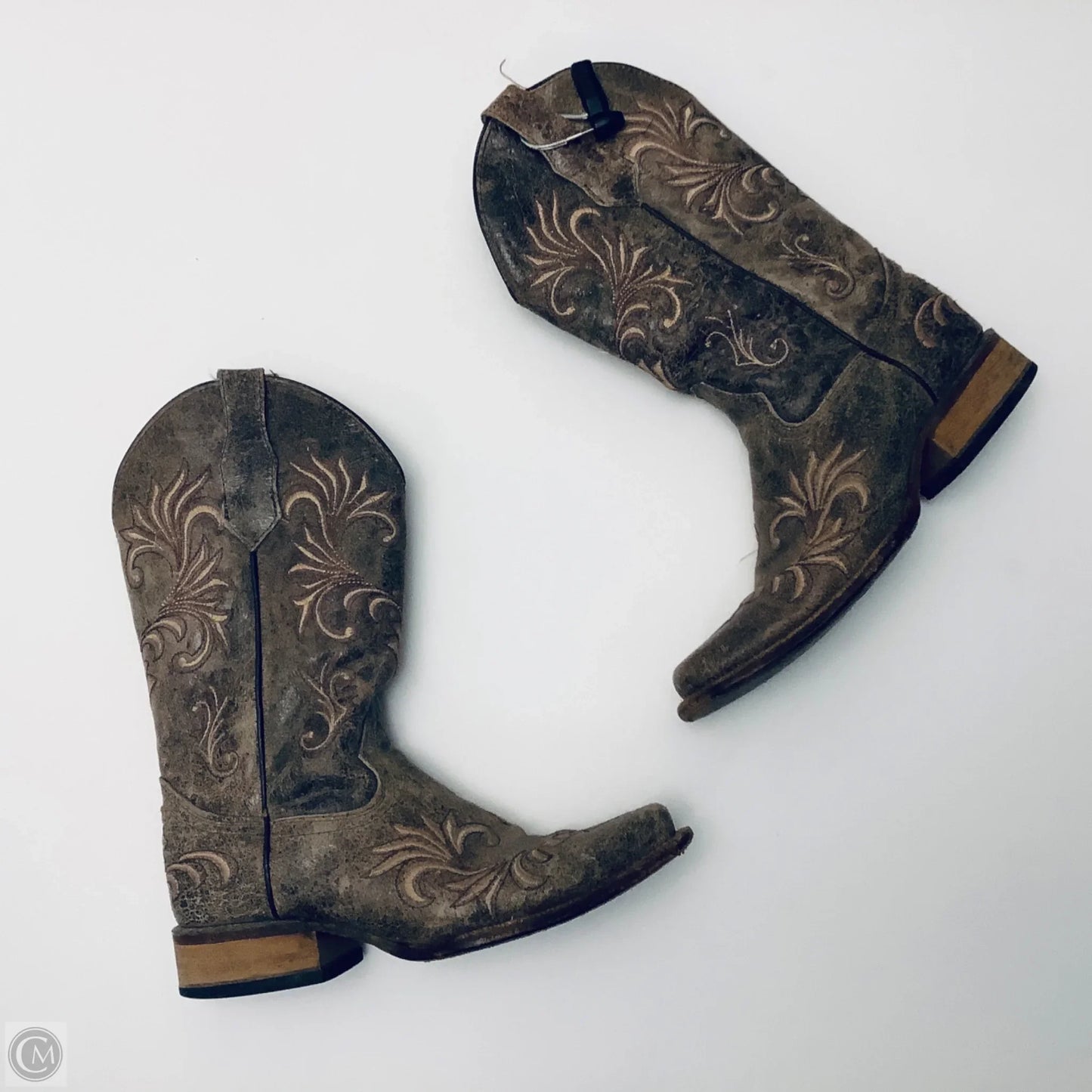 Boots Western By Cmc In Grey, Size: 8.5