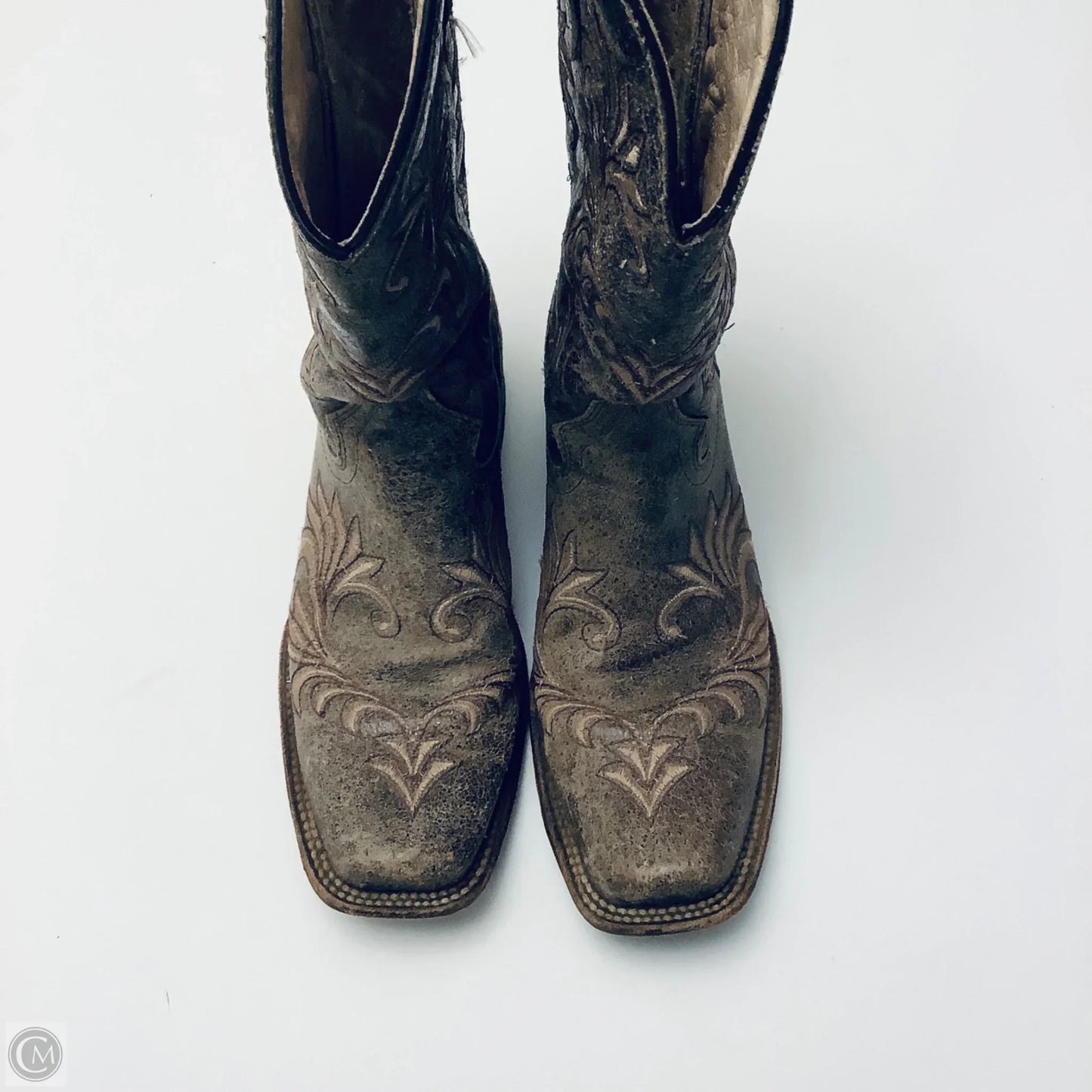Boots Western By Cmc In Grey, Size: 8.5