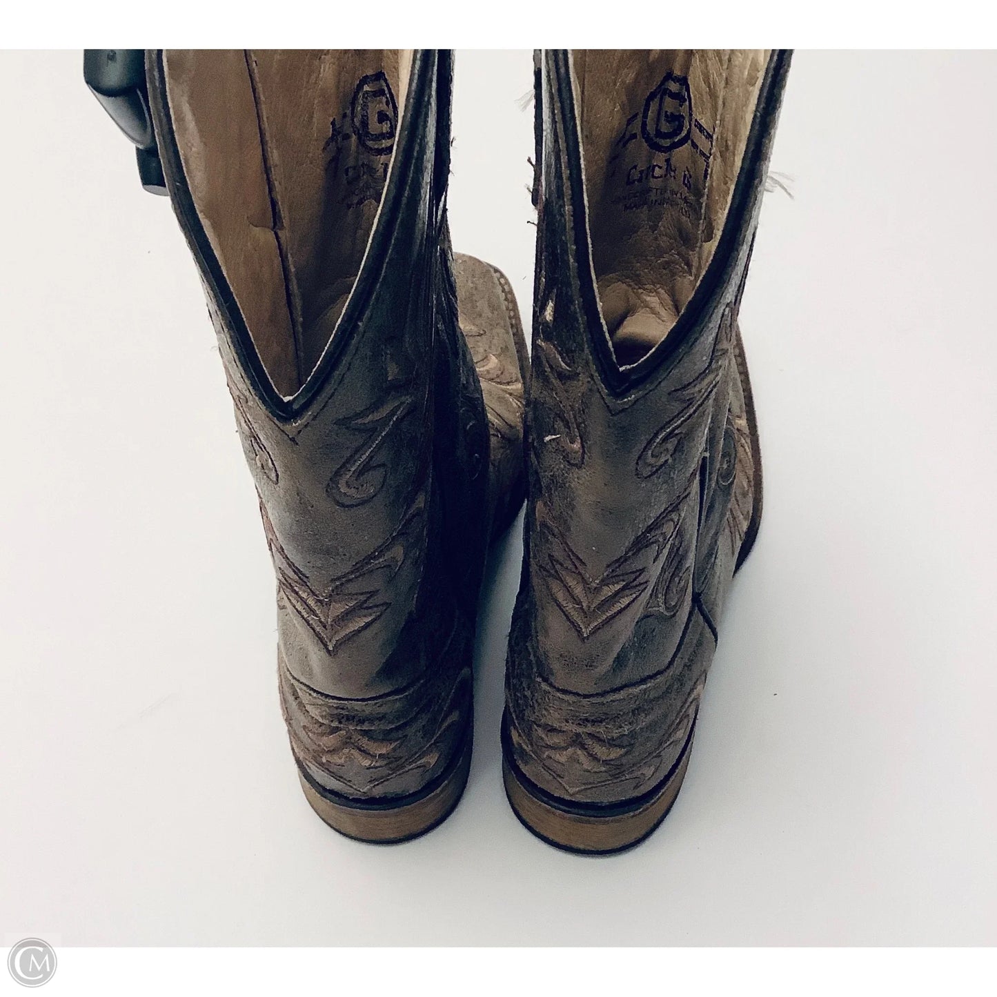 Boots Western By Cmc In Grey, Size: 8.5