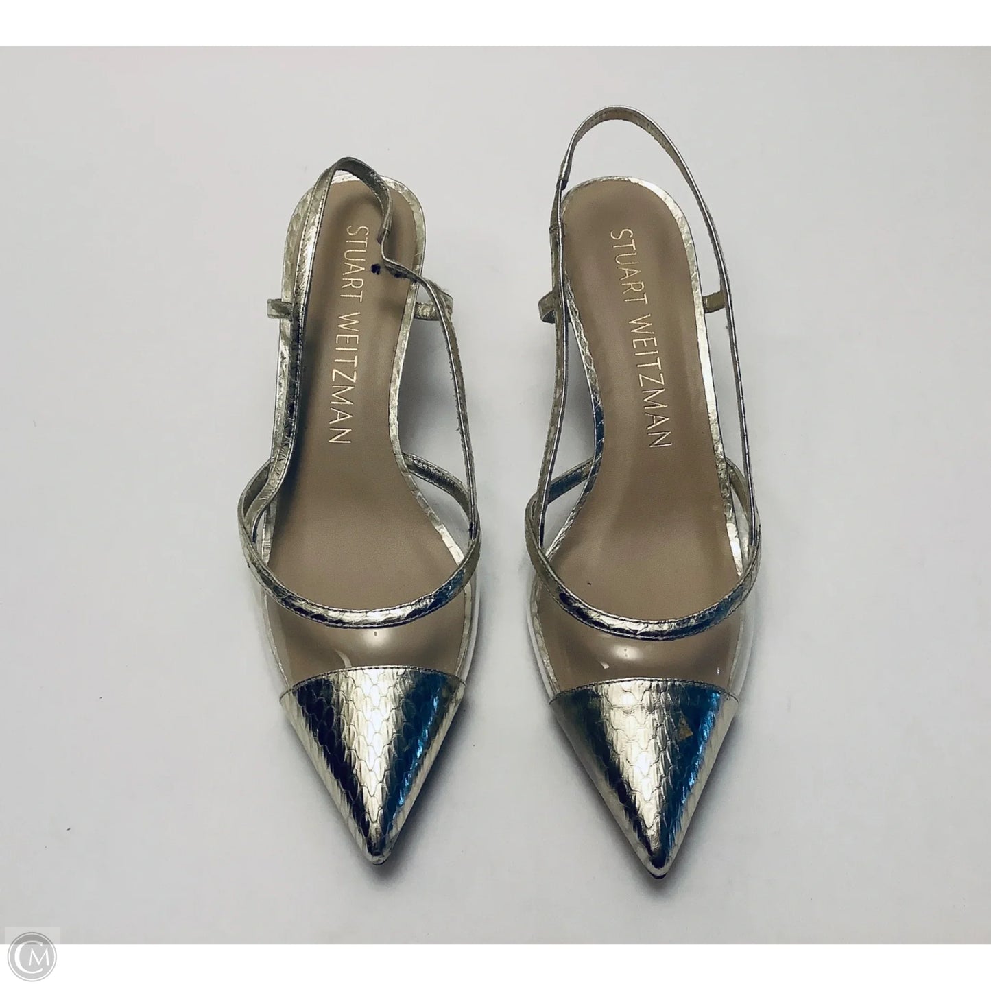 Shoes Designer By Stuart Weitzman In Gold, Size: 9