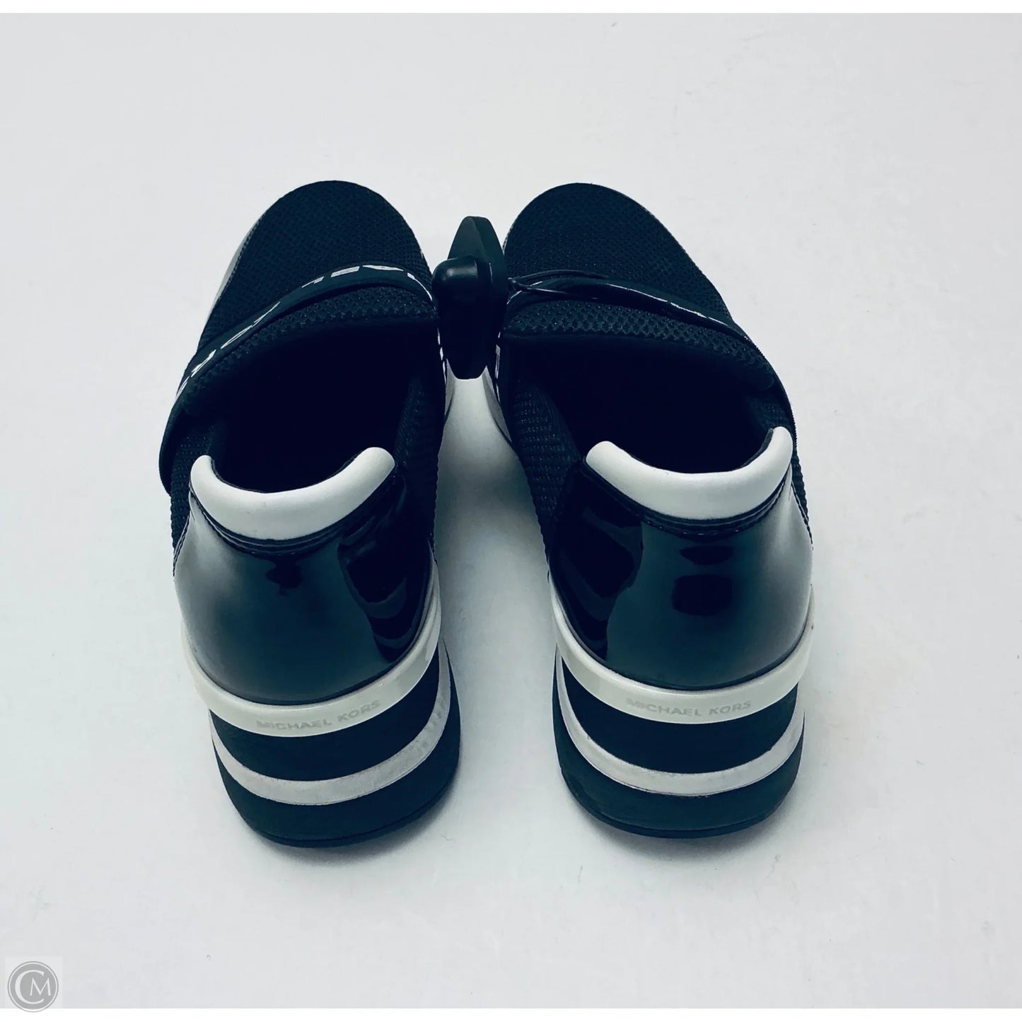 Shoes Sneakers By Michael By Michael Kors In Black & White, Size: 10