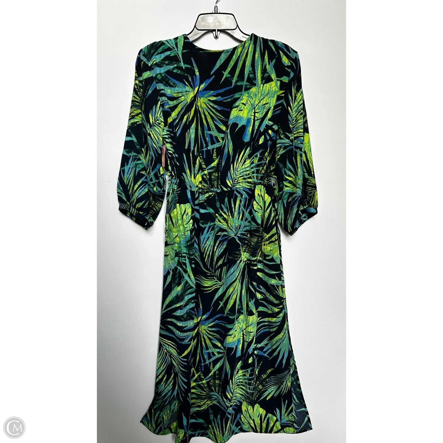 Dress Casual Maxi By Joseph Ribkoff In Blue & Green, Size: M
