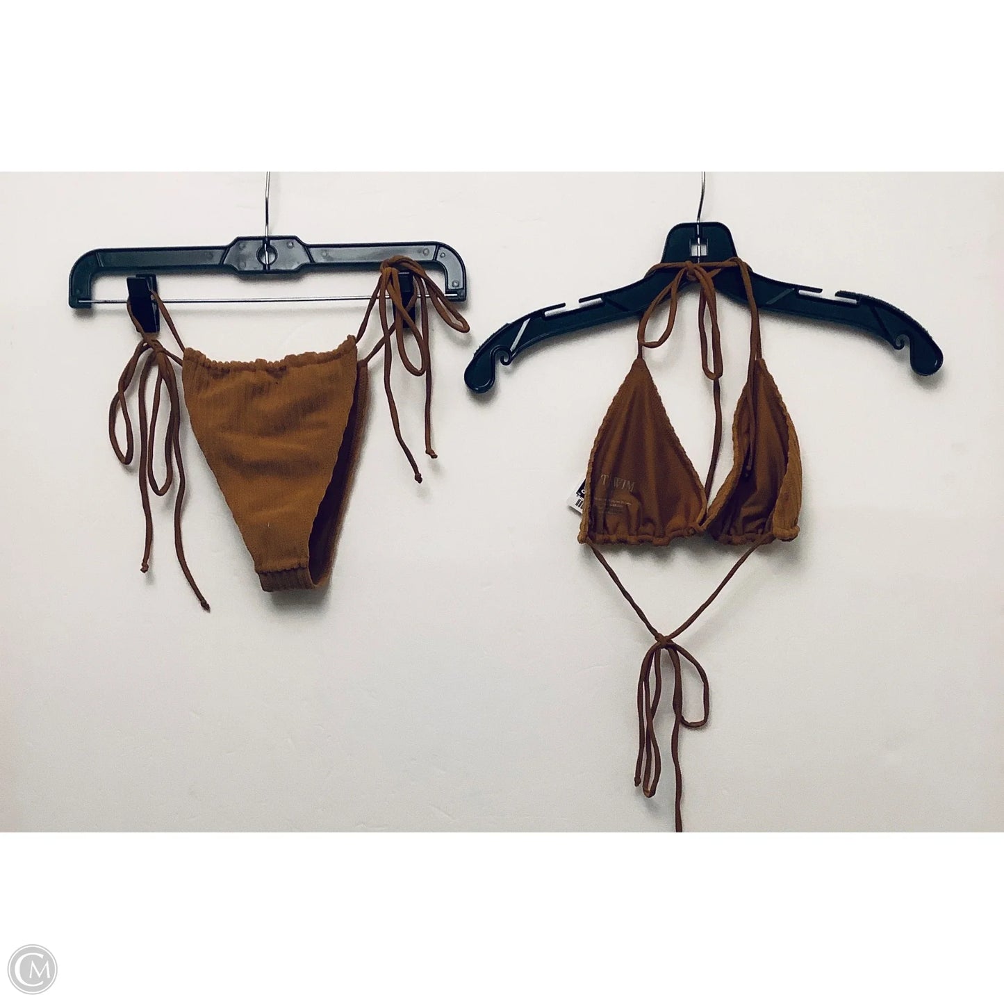 Swimsuit 2pc By Clothes Mentor In Gold, Size: M