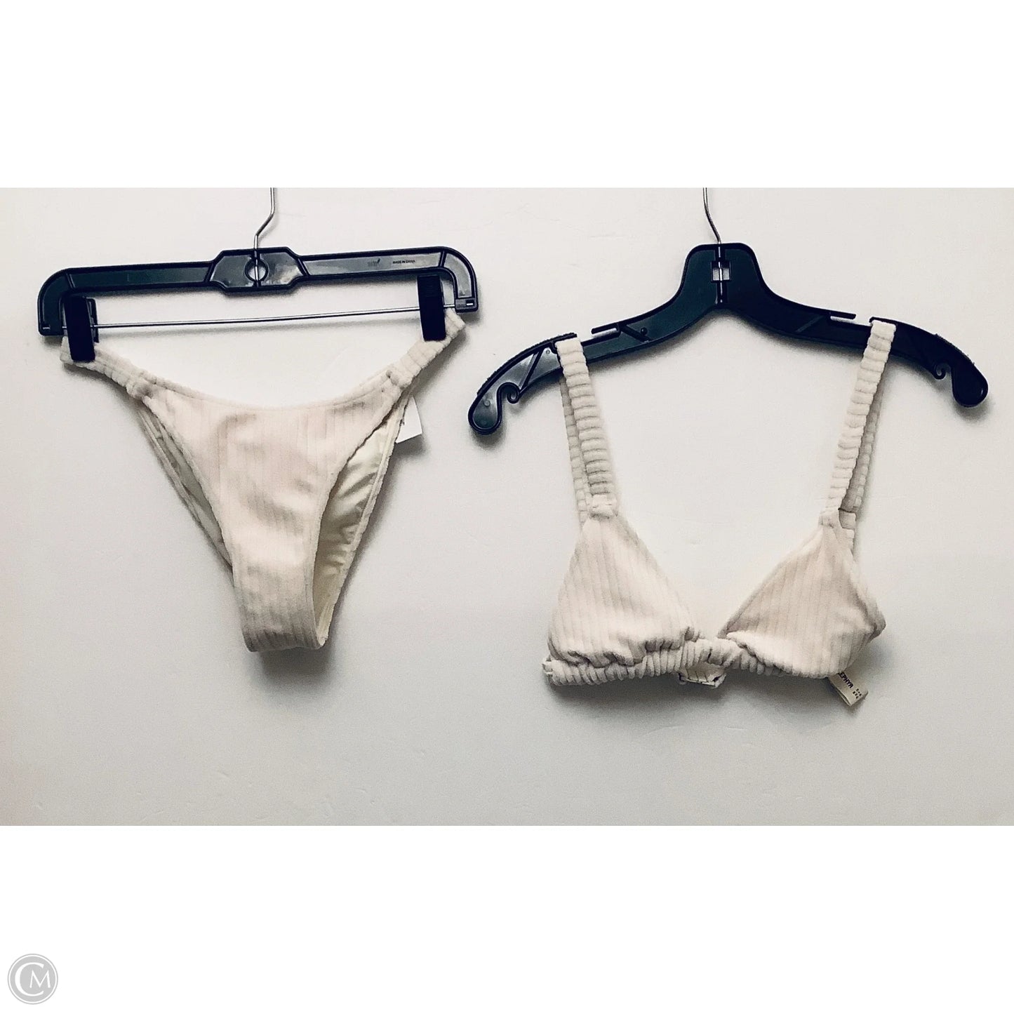 Swimsuit 2pc By Clothes Mentor In Cream, Size: S