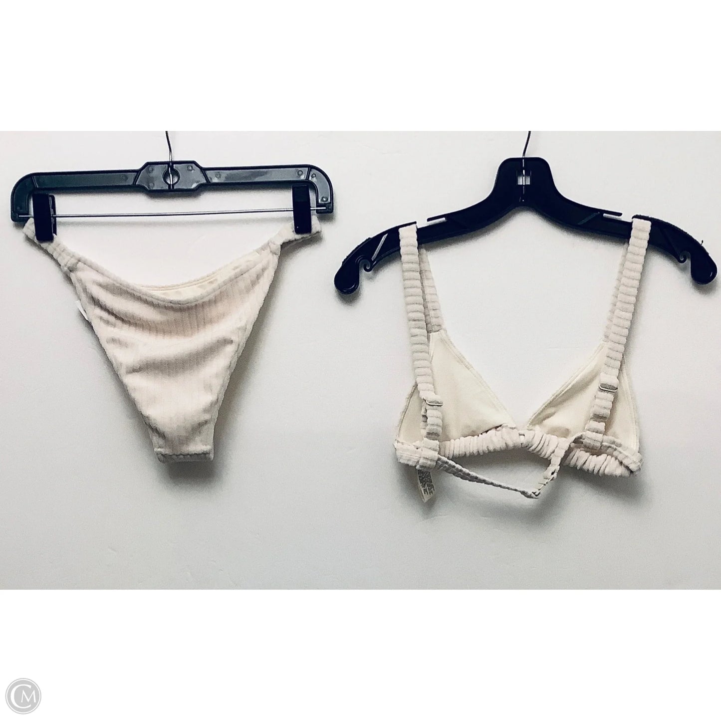 Swimsuit 2pc By Clothes Mentor In Cream, Size: S