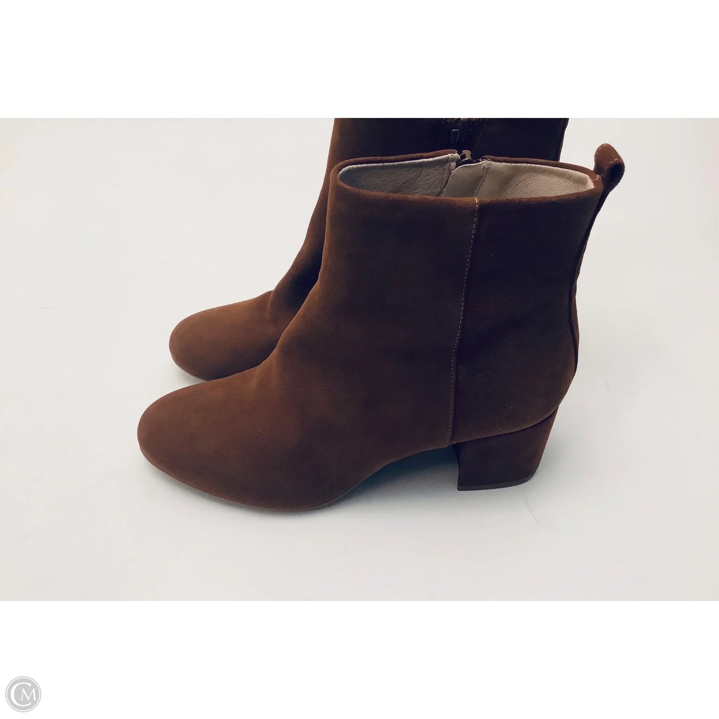 Boots Ankle Heels By Gianni Bini In Brown, Size: 6.5