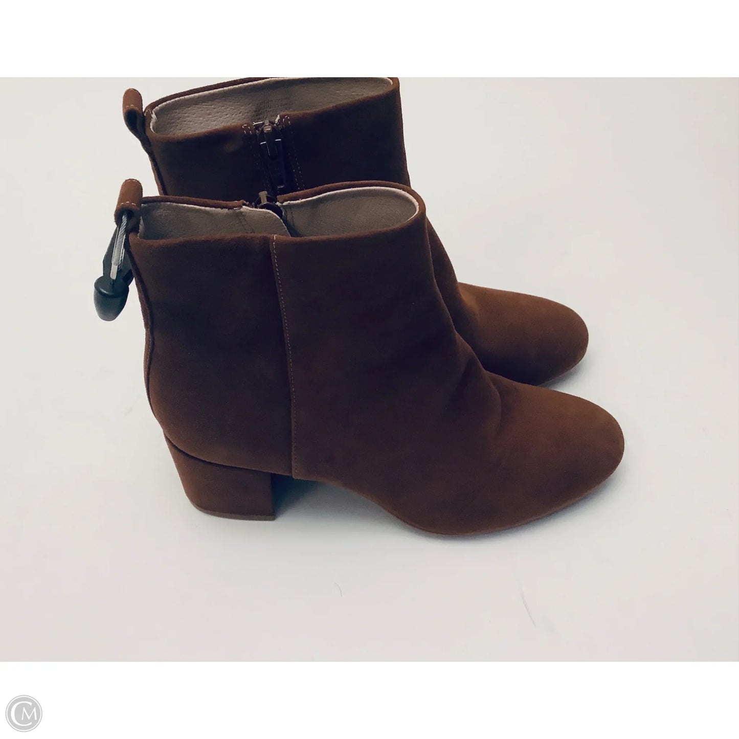 Boots Ankle Heels By Gianni Bini In Brown, Size: 6.5
