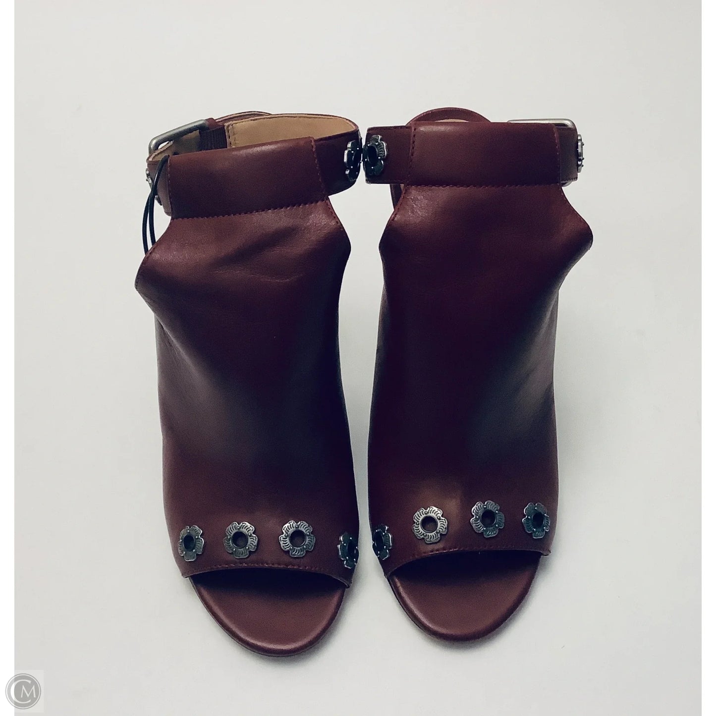 Shoes Designer By Coach In Maroon, Size: 7