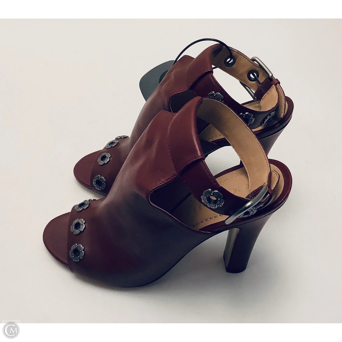 Shoes Designer By Coach In Maroon, Size: 7