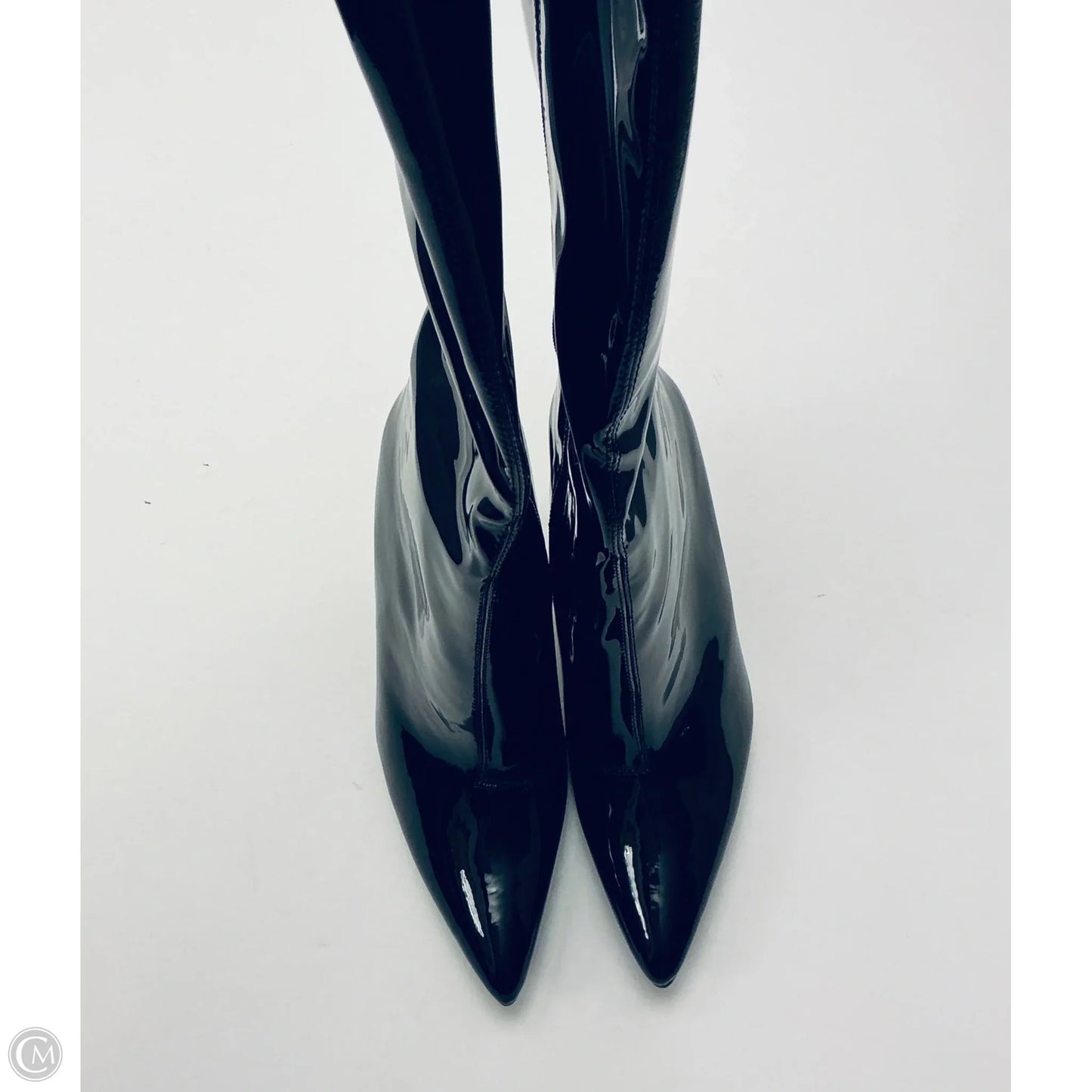Boots Knee Heels By Fashion Nova In Black, Size: 7.5