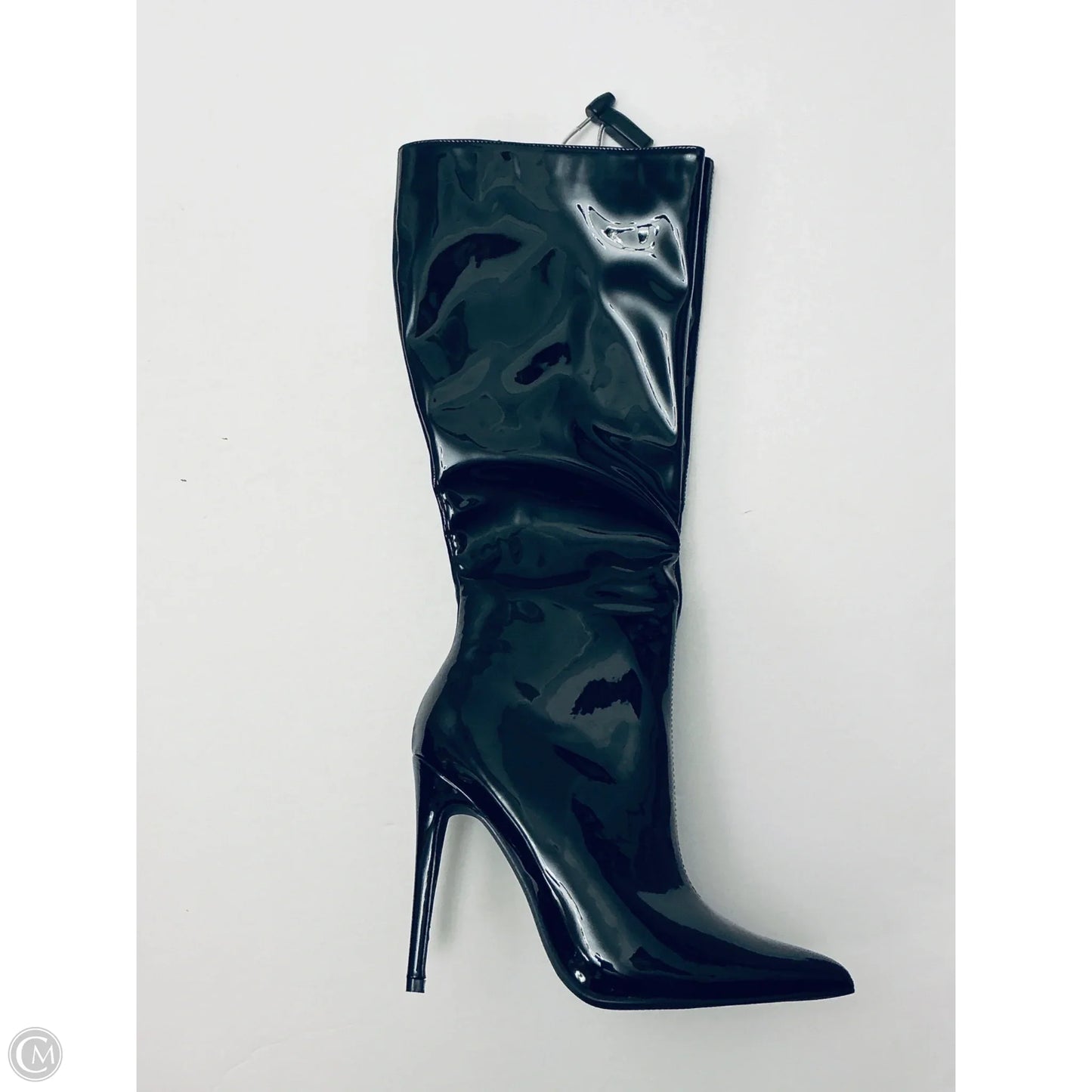 Boots Knee Heels By Fashion Nova In Black, Size: 7.5