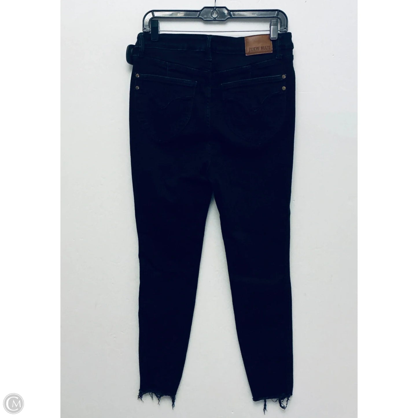 Jeans Skinny By Judy Blue In Black Denim, Size: 10