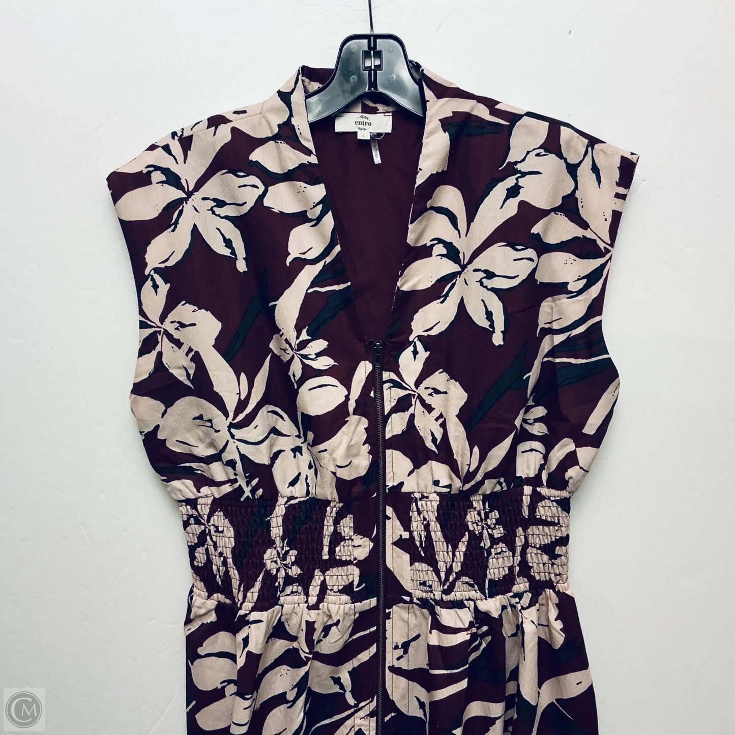 Dress Casual Midi By Entro In Maroon, Size: L
