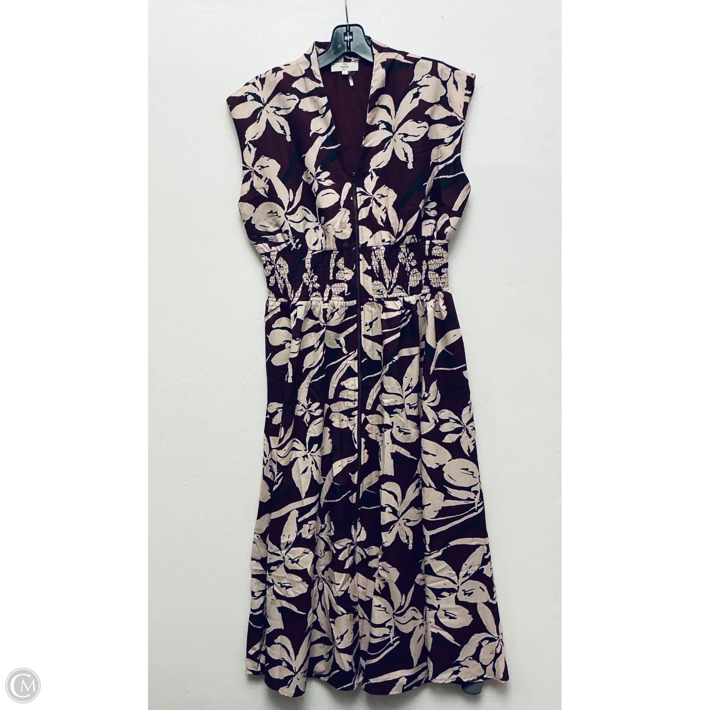 Dress Casual Midi By Entro In Maroon, Size: L