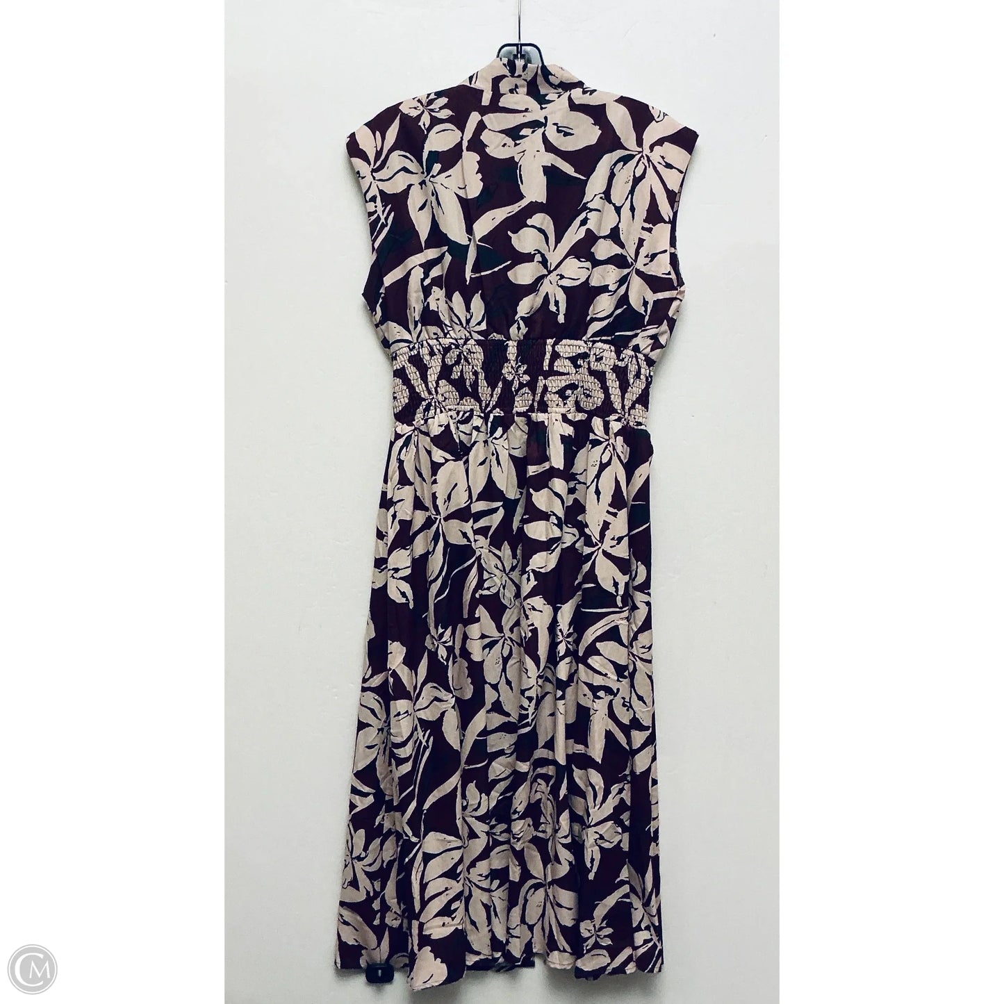 Dress Casual Midi By Entro In Maroon, Size: L