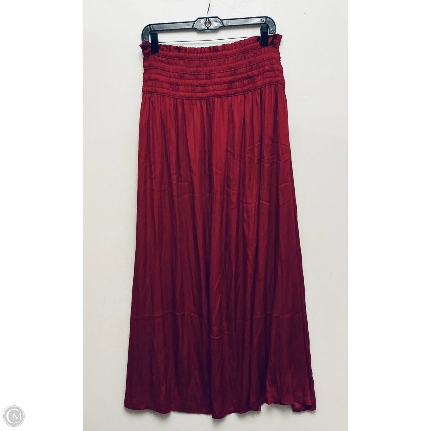 Skirt Maxi By Kori America In Maroon, Size: L