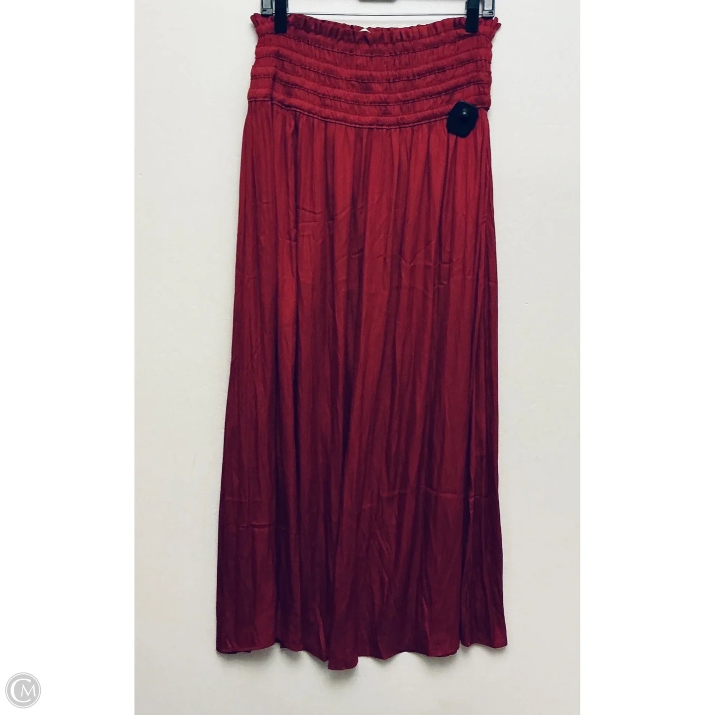 Skirt Maxi By Kori America In Maroon, Size: L