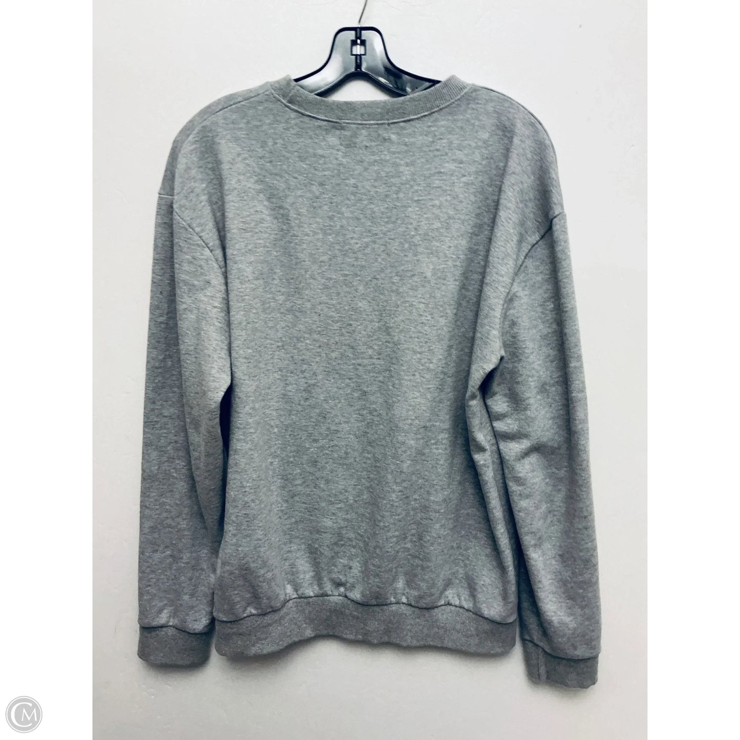 Sweatshirt Crewneck By Clothes Mentor In Grey, Size: Xl